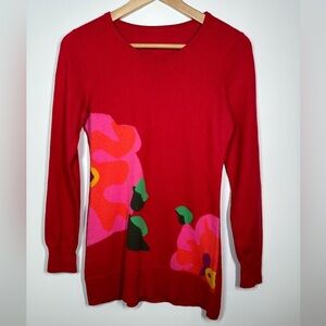 Hanna Andersson Red Floral‎ Sweater